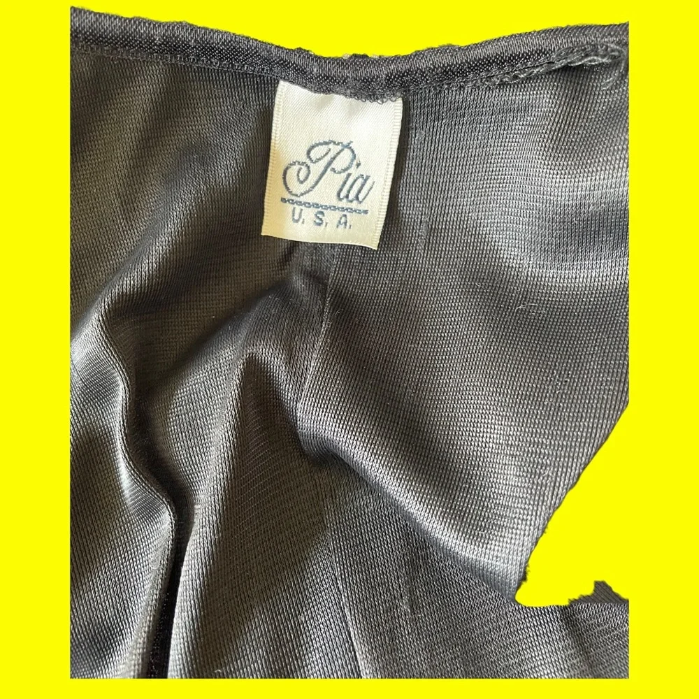 VTG 90s Velvet Mini Dress Semi Sheer, Semi Goth? 💯 Awesome - Picture 5 of 5